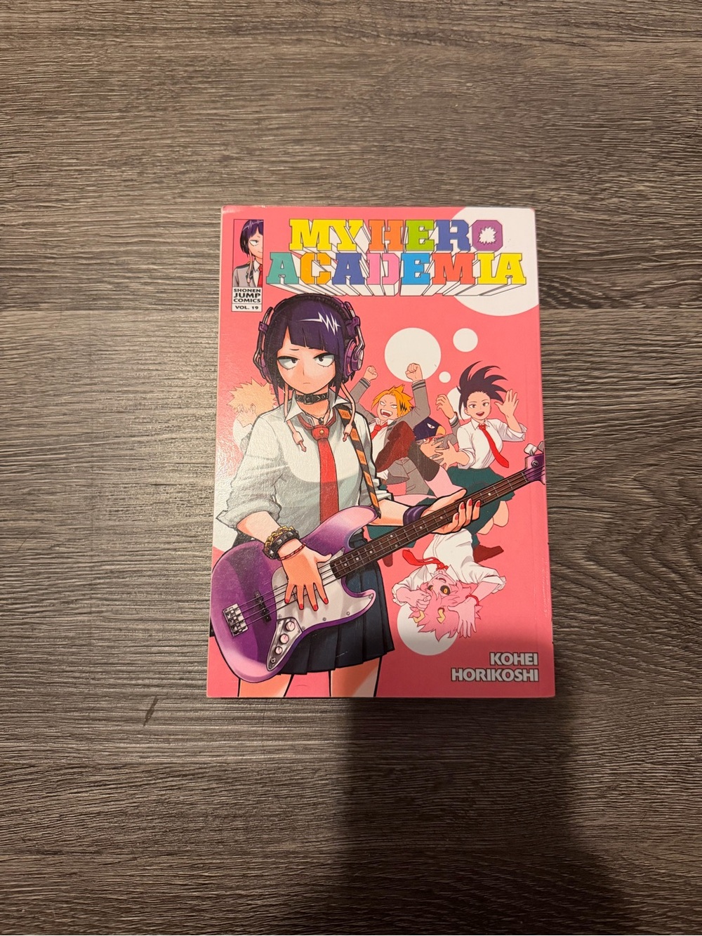 Manga Volume with Pink Cover